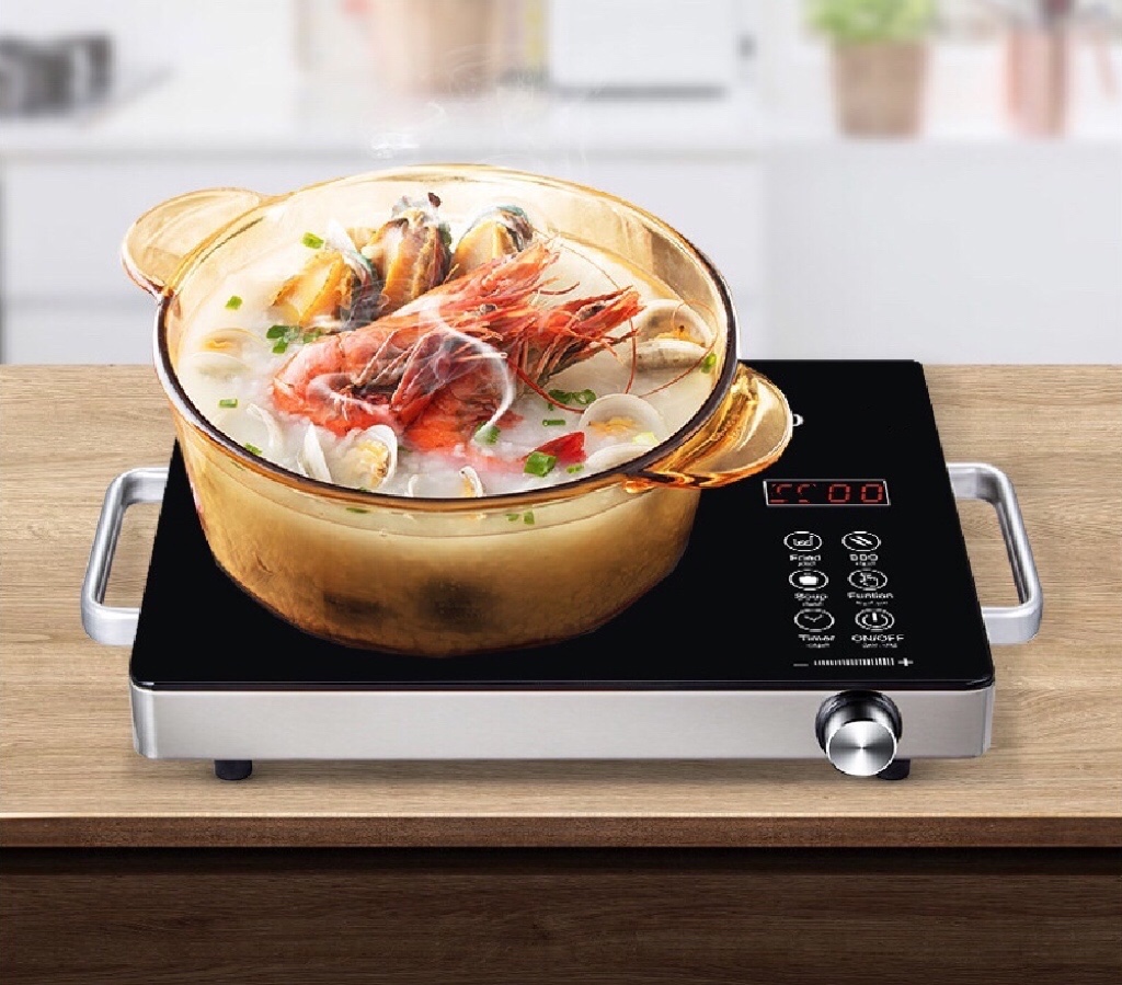 220V110V伏电陶炉炒菜火锅烧水电磁炉不挑锅电陶炉Electric stove