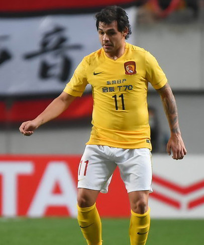 2015年联赛广州恒大球衣广告号码臂章亚冠