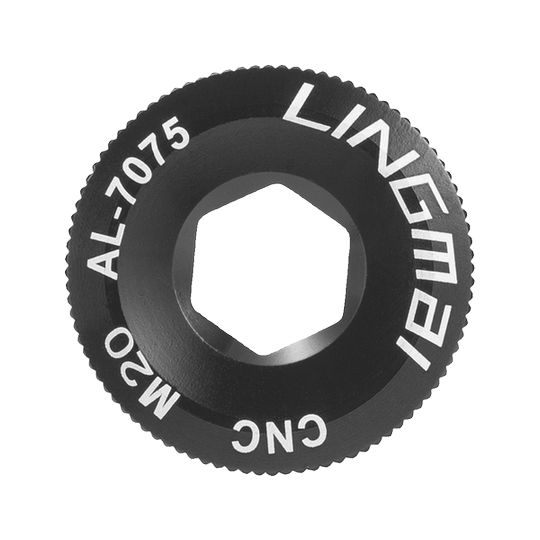 LINGMAI Schraubkurbelabdeckung aus Aluminiumlegierung