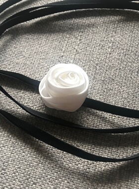 现货暗黑黑丝绒酒红INS红玫瑰