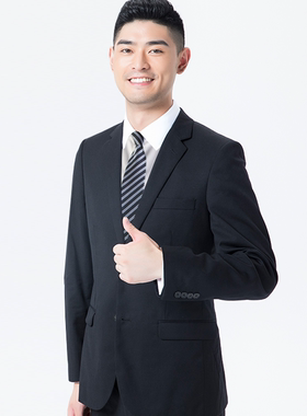 新疆银行无标记蓝条纹男士领带