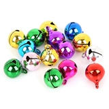 Медный рождественский колокольчик, подвеска, браслет ручной работы, набор материалов, аксессуар для сумки, 100 шт, поделки ручной работы