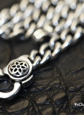 溪迟925银美式嘻哈项链