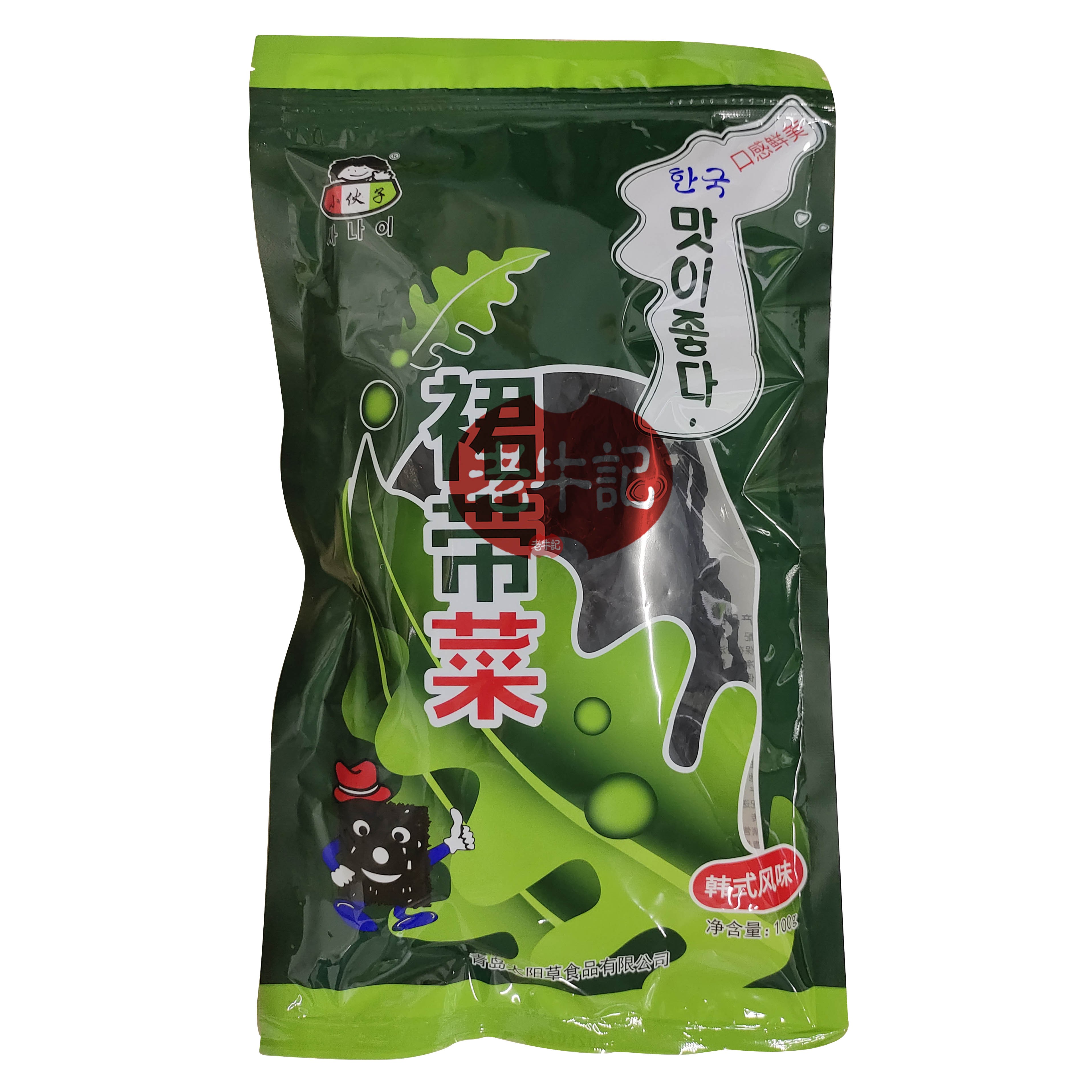 包邮小伙子干裙带菜100g*24包装韩国薄海带丝海白菜韩式海带汤-图3