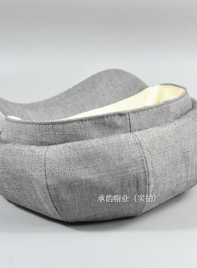 韩式麻料透气休闲百搭夏天八角帽