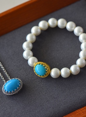 女款S925纯银DIY镶嵌魔盒空托