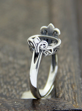 诚信珠宝925纯银戒指万能大气