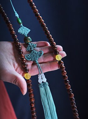 尚品法器主法师背云法会念佛珠燕尾主法挂珠流苏穗子青甲