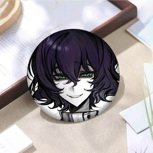 头七怪谈尤九九周边流沙麻将吧唧礼物亚克力咕卡徽章摆件 - 图1