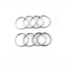 Key ring steel ring multifunctional round women's car