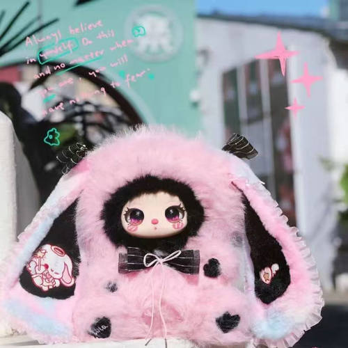 新品Liila莉拉600三代闺蜜化妆派对毛绒盲盒可爱公仔摆件女生礼物 - 图2