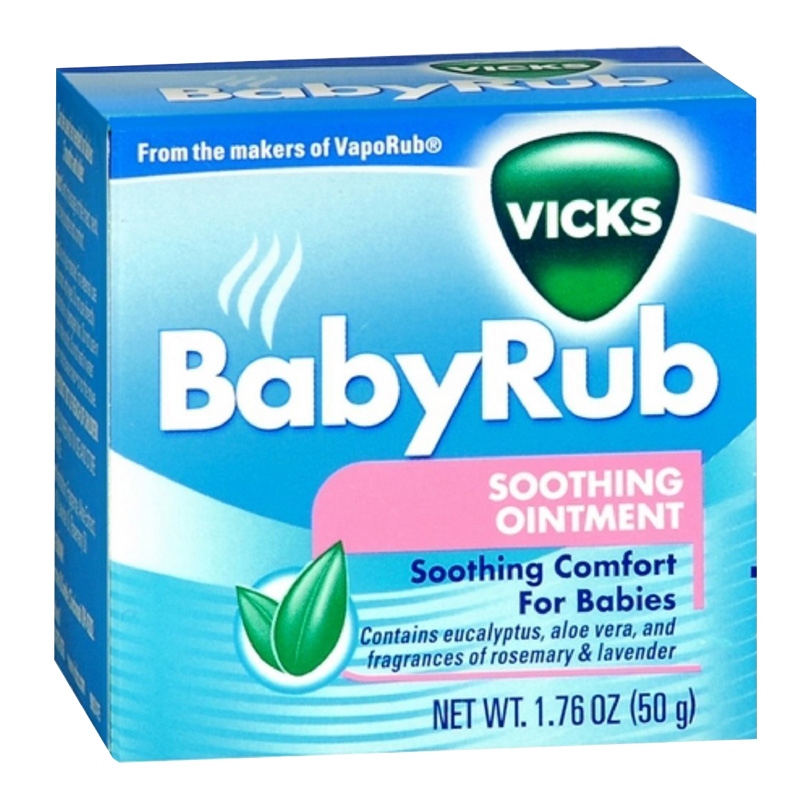 Vicks Baby Rub息可舒伤风舒缓膏通鼻婴幼儿咳嗽鼻塞用-图1