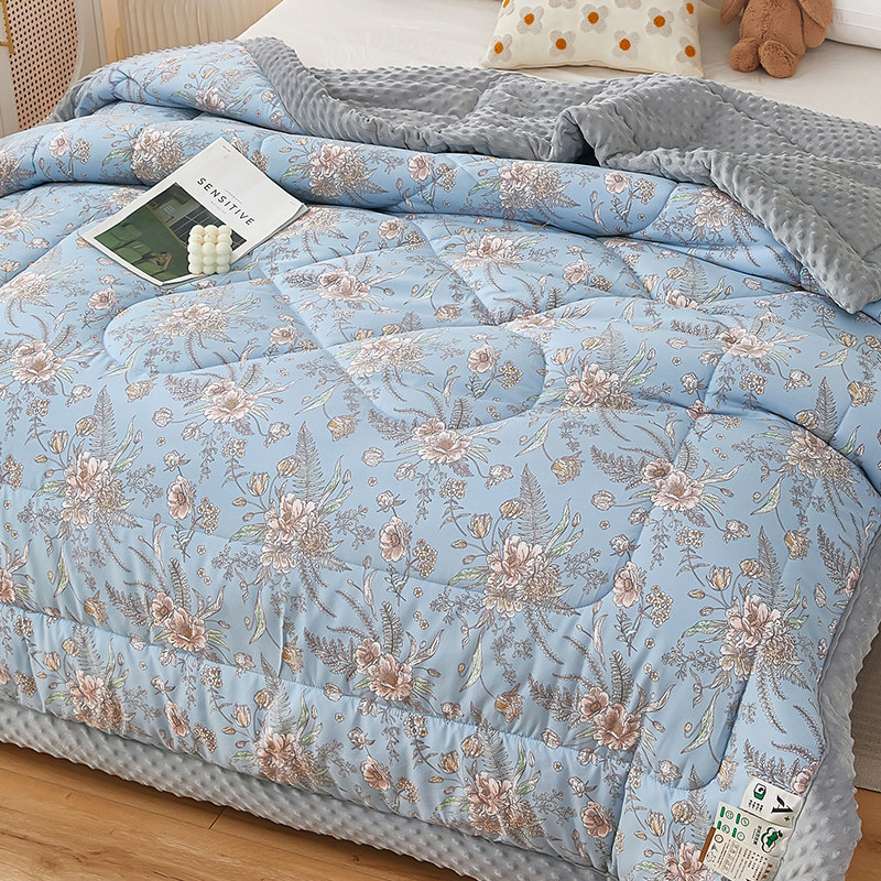 成人大人豆豆被官方旗舰店春秋款被子单人冬季加厚被芯冬被厚棉被