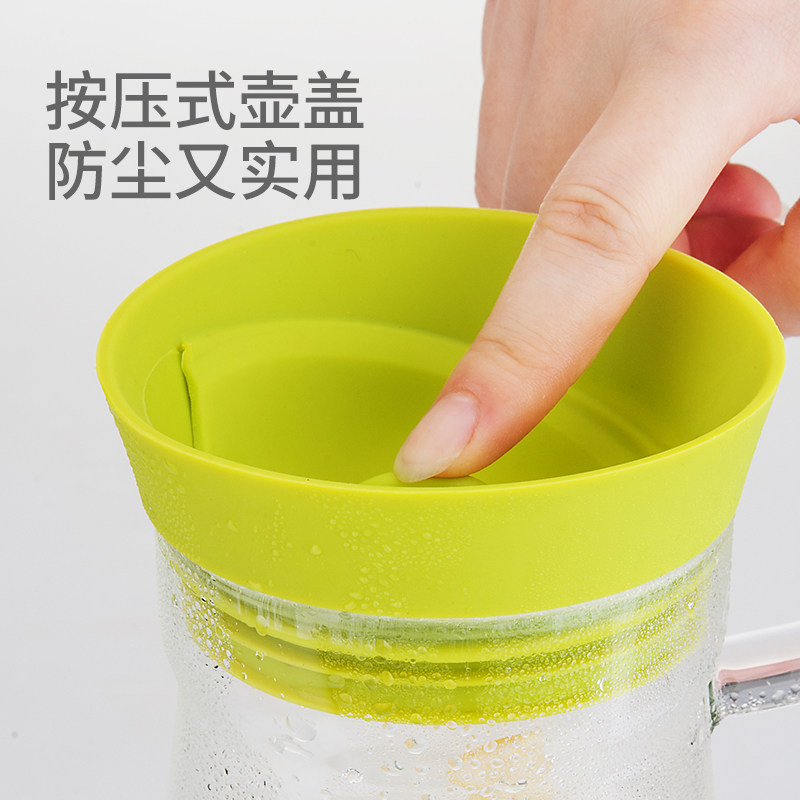 雅集玻璃大容量带盖凉水壶耐热茶壶 雅集冷水壶