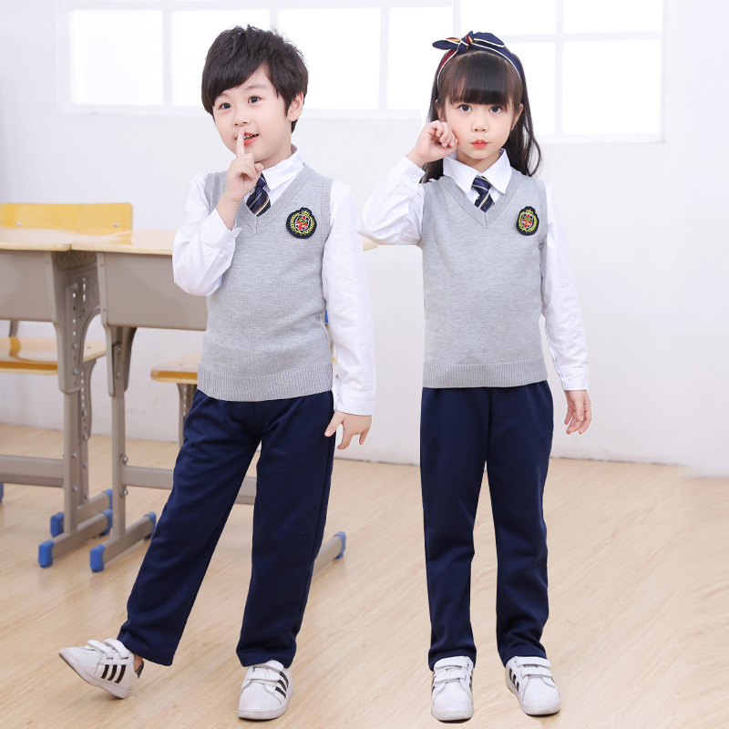 幼儿园园服春秋装运动服纯棉英伦风小学生校服秋冬装秋季班服套装