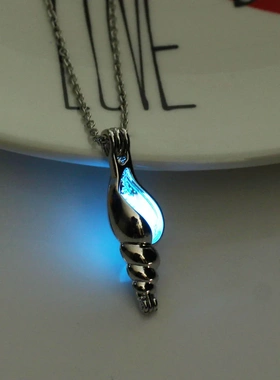 Glowing Torch Light Shape Pendant Necklace For Women Glow