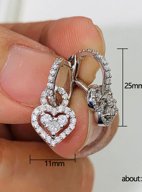 Jewelry Light Luxury Design Sense High Heart-shaped