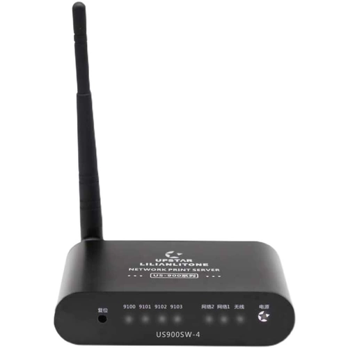 USB-подключение к сети, проводной/беспроводной общий принтер, двойная сеть, подключенная к 4 принтерам, серверу печати, сканирования