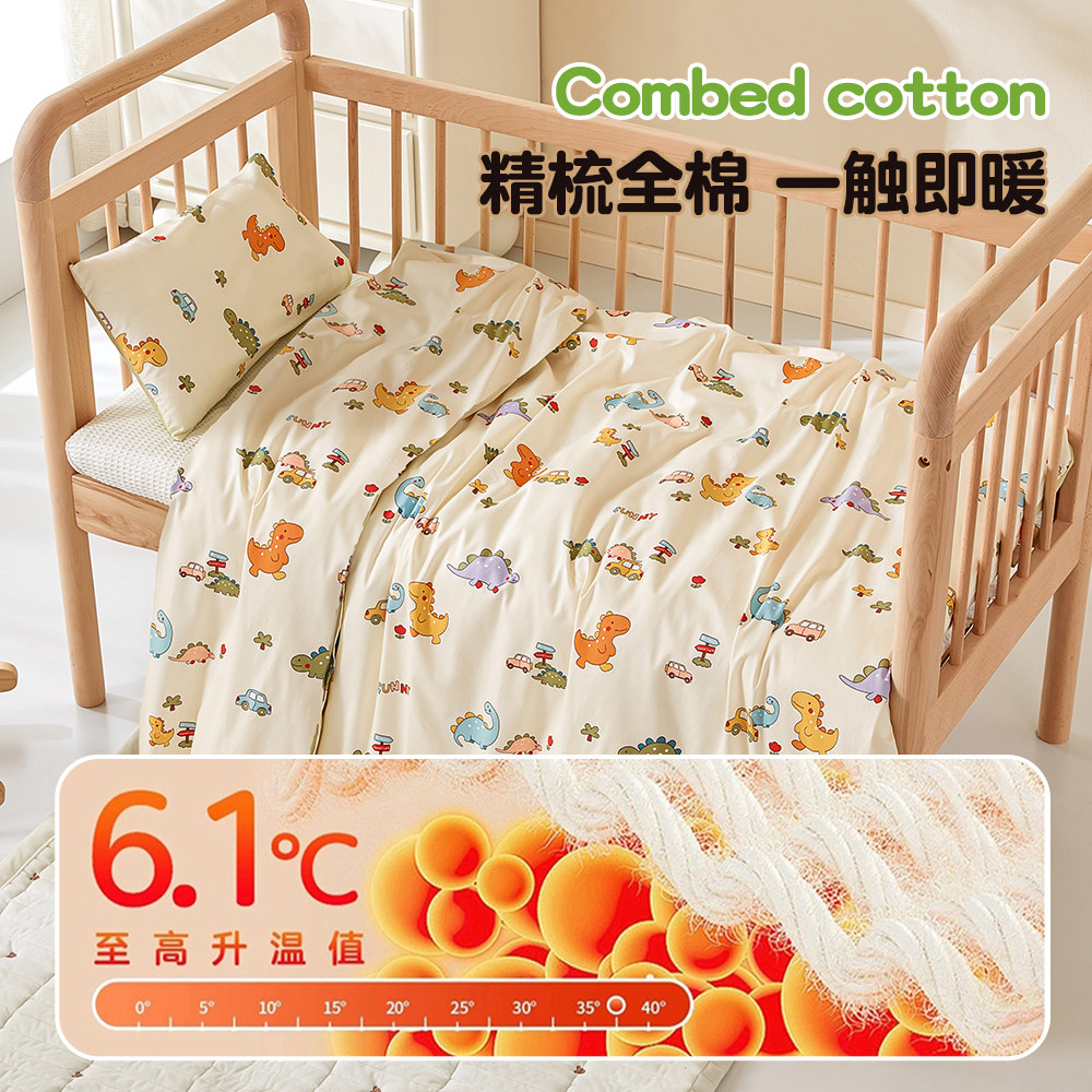 a类100支纯棉儿童被套单件120x150婴儿幼儿园宝宝被罩150x200男孩 - 图2