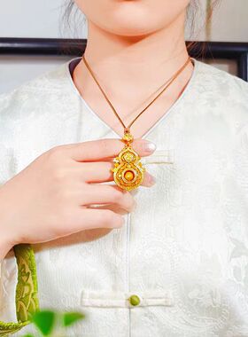 缘来由你福禄双全旋转项链吊饰坠