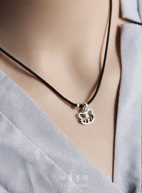 925纯银生肖项链潮百搭情侣男女