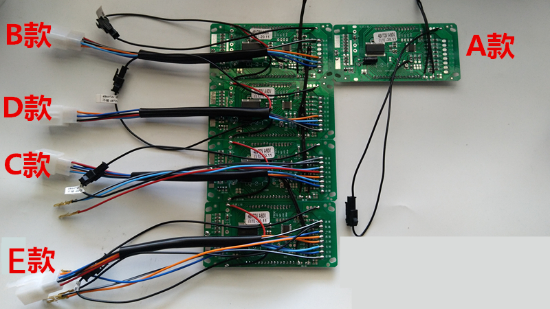 中沙迅鹰电瓶车电动仪表盘液晶显示器通用48v60v72v改装电量码表 - 图2