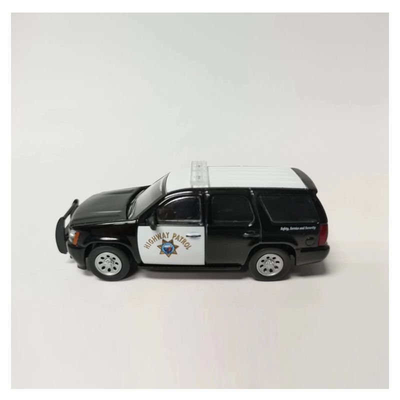 596 Model 1:64雪佛兰面包车 CHP NYPD LAPD警车 DHL仿真合金-图3