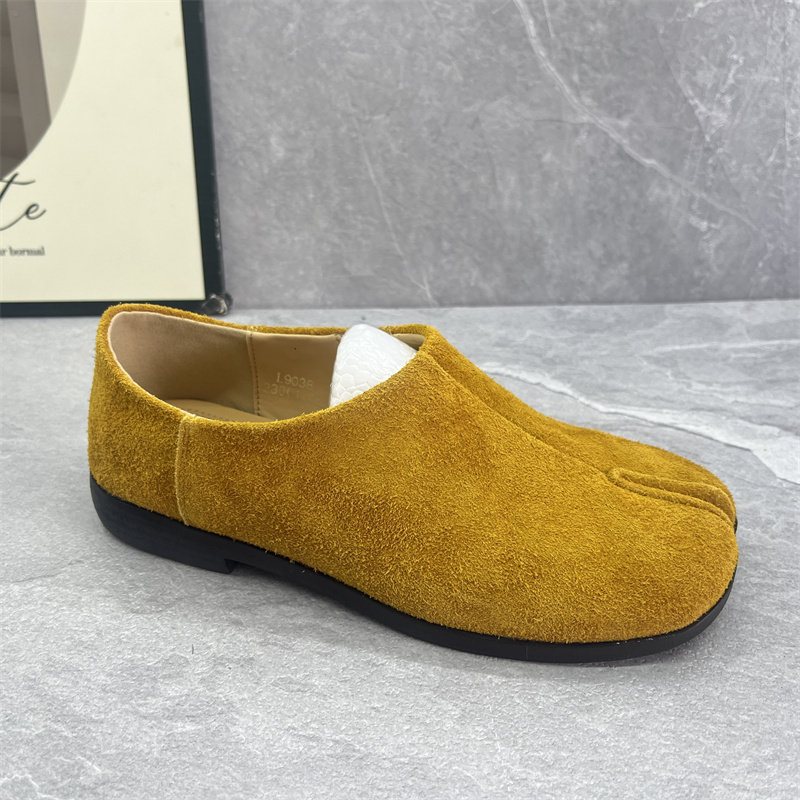 2026春季休闲真皮分趾深口单鞋女一脚蹬平底懒人鞋软底博肯豆豆鞋,淘宝优惠券,粉丝福利购,淘宝优惠卷