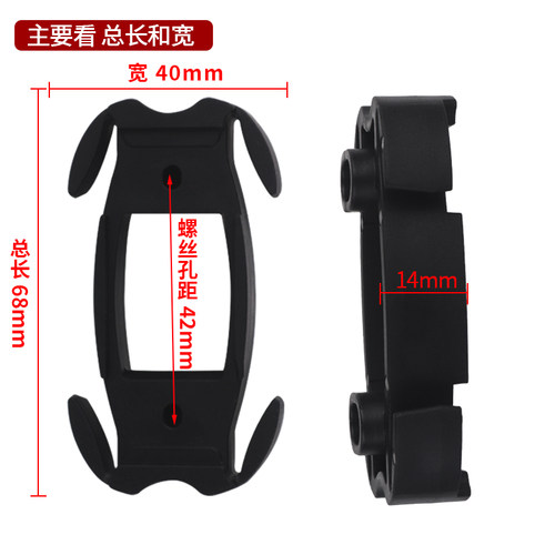 卫生间厕所浴室门锁舌固定盒锁舌铝合金门角码固定底座胶垫片配件 - 图3