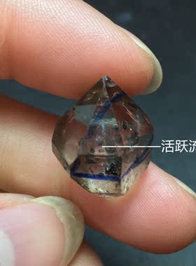 东海水晶情侣活跃流沙摆件吊坠