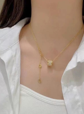 小蛮腰项链弹簧大蛮腰锁骨链