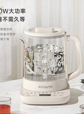 艾青春多功能养生壶煲花茶保温恒温预约  AI-YSH518
