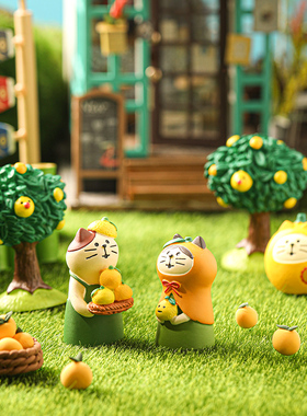 日本进口decole树脂迷你摆件