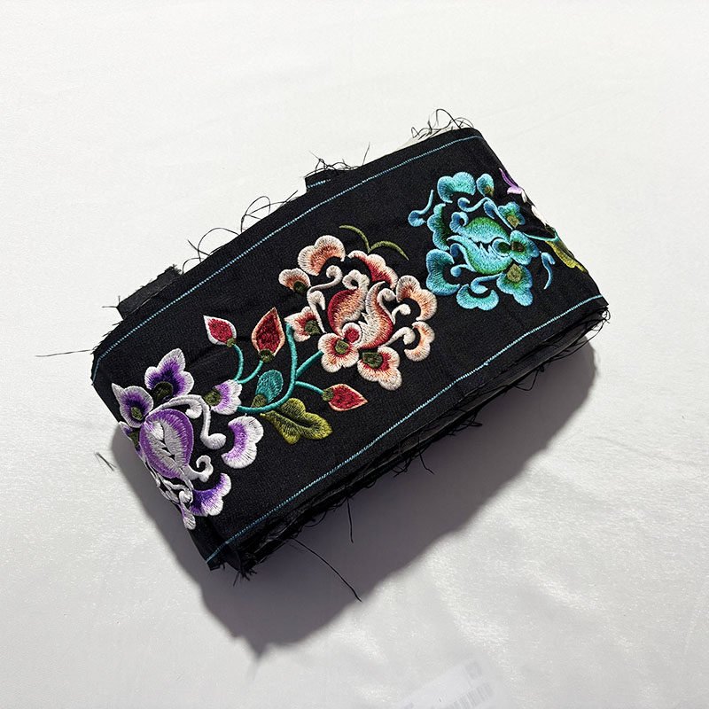 新款刺绣花边条 少数民族服装布依族裙摆装饰配饰宽绣花条辅料,淘宝优惠券,粉丝福利购,淘宝优惠卷