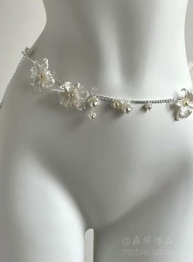 月光百合~仙女花朵珍珠项