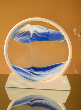 创意解压流沙画艺术办公室桌面