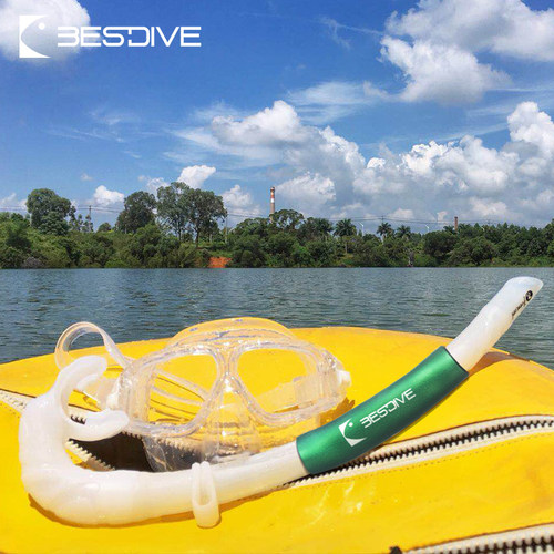 bestdive 潜好自由潜湿管呼吸管浮力调整保护套漂浮力套11色现货 - 图1