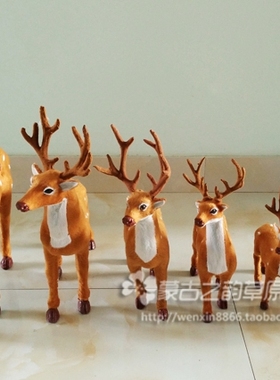 高仿真内蒙古特色风小动物摆件