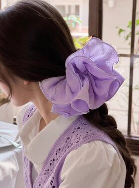 扎发绳高级感2026新款头绳发饰橡皮筋大肠大号头花韩系超女生发圈