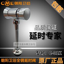 Chaoyang urinal flushing water valve hand press type small poop flush flushing toilet urinal switch time-lapse valve C-01K