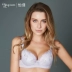 Yiqian full cup bra phần mỏng chất béo mm thoáng khí kích thước lớn áo ngực gợi cảm tập hợp trên các phụ nữ điều chỉnh đồ lót - Áo ngực không dây