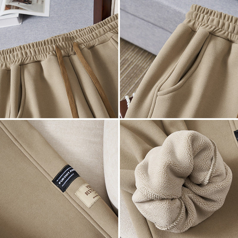 300特厚大码裤子女200斤胖mm冬季宽松防风显瘦加厚加绒束脚卫裤潮,淘宝优惠券,粉丝福利购,淘宝优惠卷