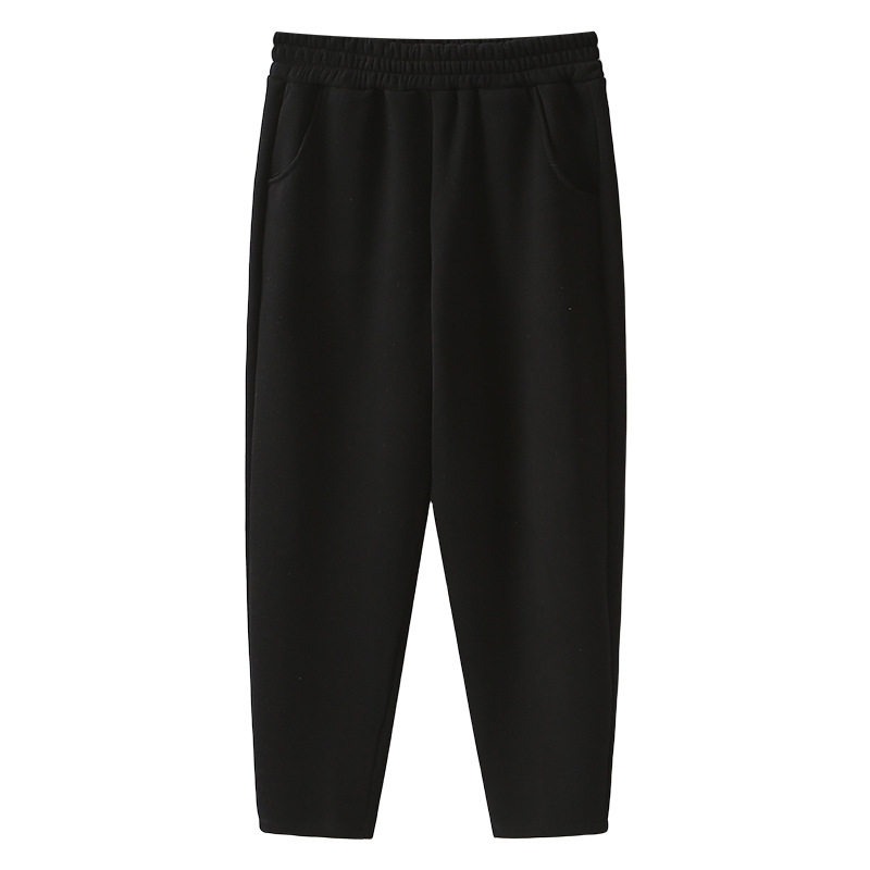 大码裤子女200斤胖mm冬季宽松显瘦加绒加厚纯色小脚萝卜哈伦卫裤,淘宝优惠券,粉丝福利购,淘宝优惠卷