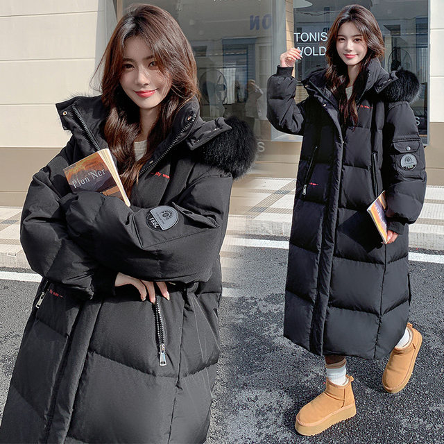 Extra thick 300Jin Jin is equal to 0.5kg. Large size down jacket for women 200Jin Jin is equal to 0.5kg. Fat mm winter Harbin Northeast long red warm jacket