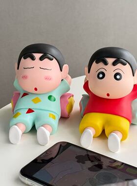 懒人手机支架办公室桌面手办车载摆件公仔可爱潮玩礼物女车载装饰