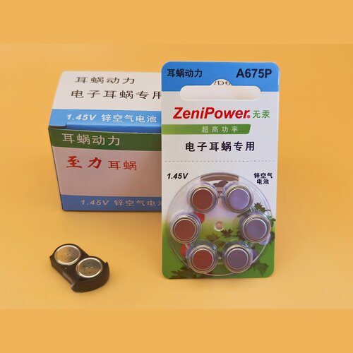 至力A675P人工耳蜗电池澳大利亚奥地利美国AB专用珠海ZeniPower - 图2