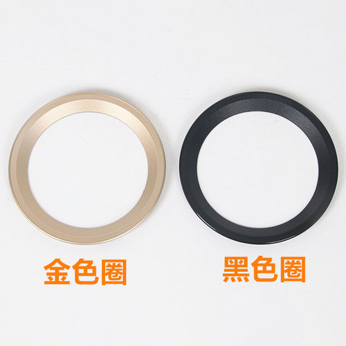 音箱喇叭装饰外圈3寸寸4寸5寸6.5寸8寸塑料圈无孔装饰圈喇叭网罩 - 图2