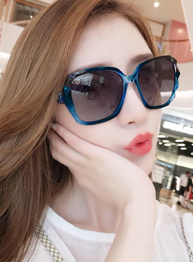 大框太阳镜偏光时尚女士