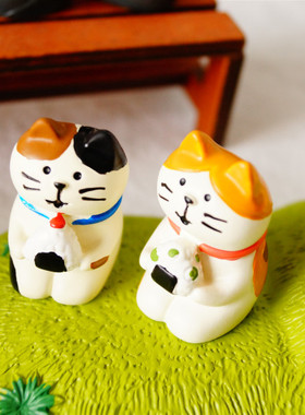 猫部杂货秋日枫叶猫咪聚会喝酒
