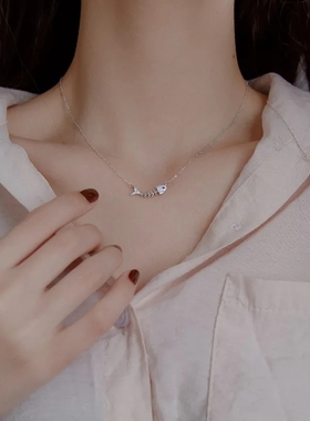 鱼骨简约气质网红送女友闺蜜项链